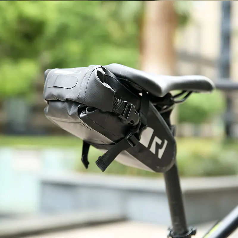 Cheap ROSWHEEL Attack #131363 Bicycle Seatpost Bag Bicycle Saddle Seat Storage Pannier Cycling MTB Road Bike Rear Pack Water tight 5