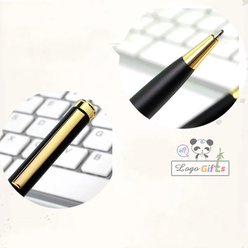 Свободно в письменной форме металлическая ручка пользовательские наклейки использовать для лазерной маркировки машины и золото ручка