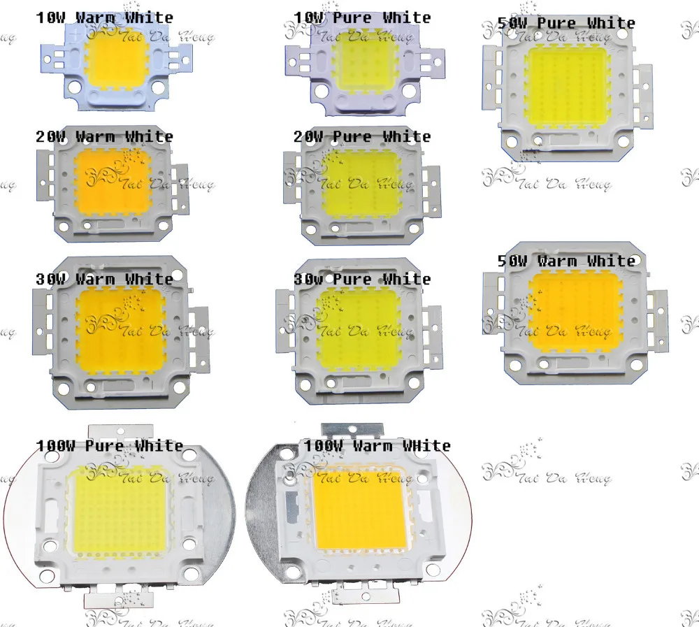 20Pcs 1W Pure White Smd Led Beads 100-110LM Ic New pq