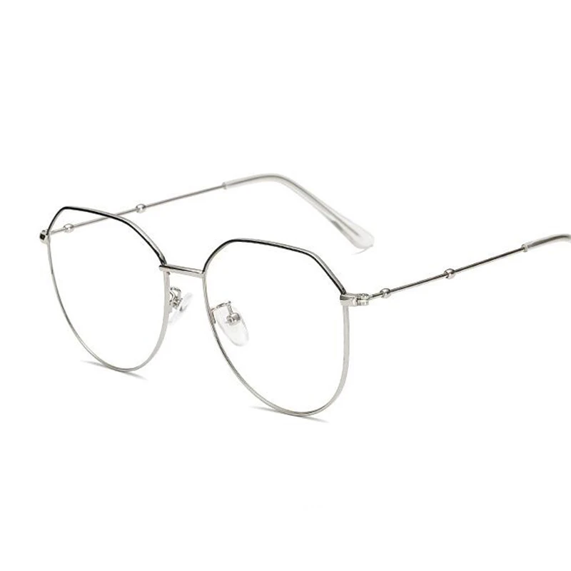 Металлический неправильный многоугольник очки от близорукости Для женщин