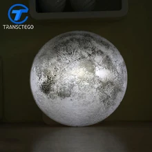 Lámpara LED de decoración de pared, luz nocturna con control remoto de la Luna, Estrella romántica
