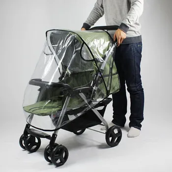 

1 PCs Stroller Waterproof Rain Cover Windproof Dust Shield For Baby Strollers Pushchair Car-covers