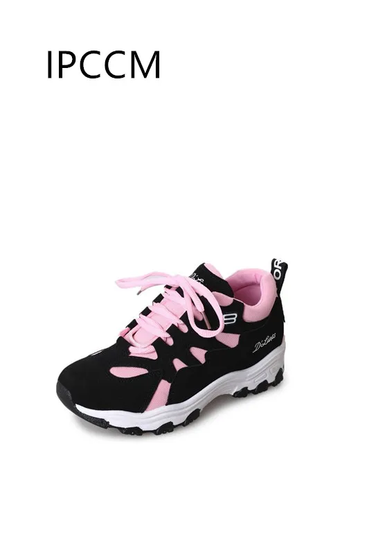 

IPCCM 2018 Spring And Autumn Korean Students Plus Velvet cotton Shoes Fashion Versatile Lightweight Breathable Ladies Casual Sho