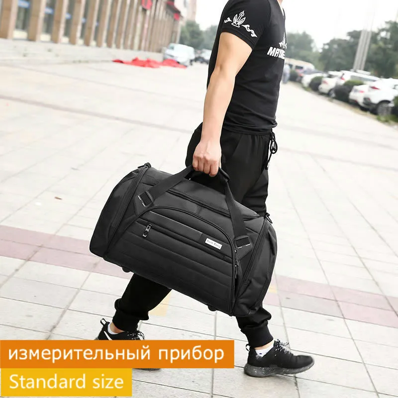 Большая Дорожная сумка большой ёмкость для мужчин женщин ручной чемодан Duffle Сумки Оксфорд выходные Multi Функция поездки плеча Кошелек
