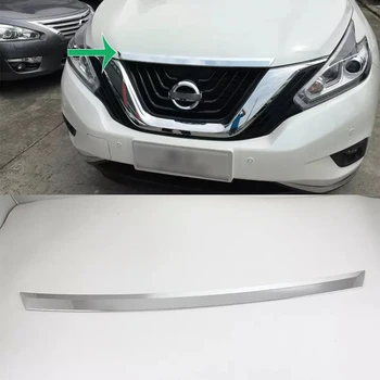 

Car Accessories Exterior Decoration ABS Chrome Front Head Engine Lid Cover Molding Trim For Nissan Murano 2015 Car-styling