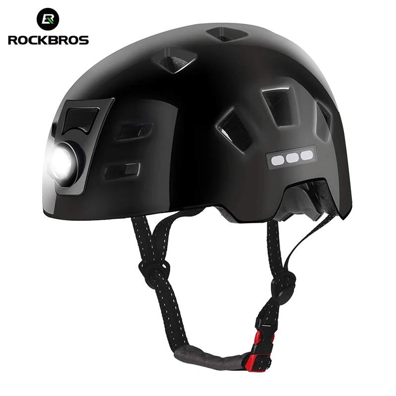 rockbros helmet with lights