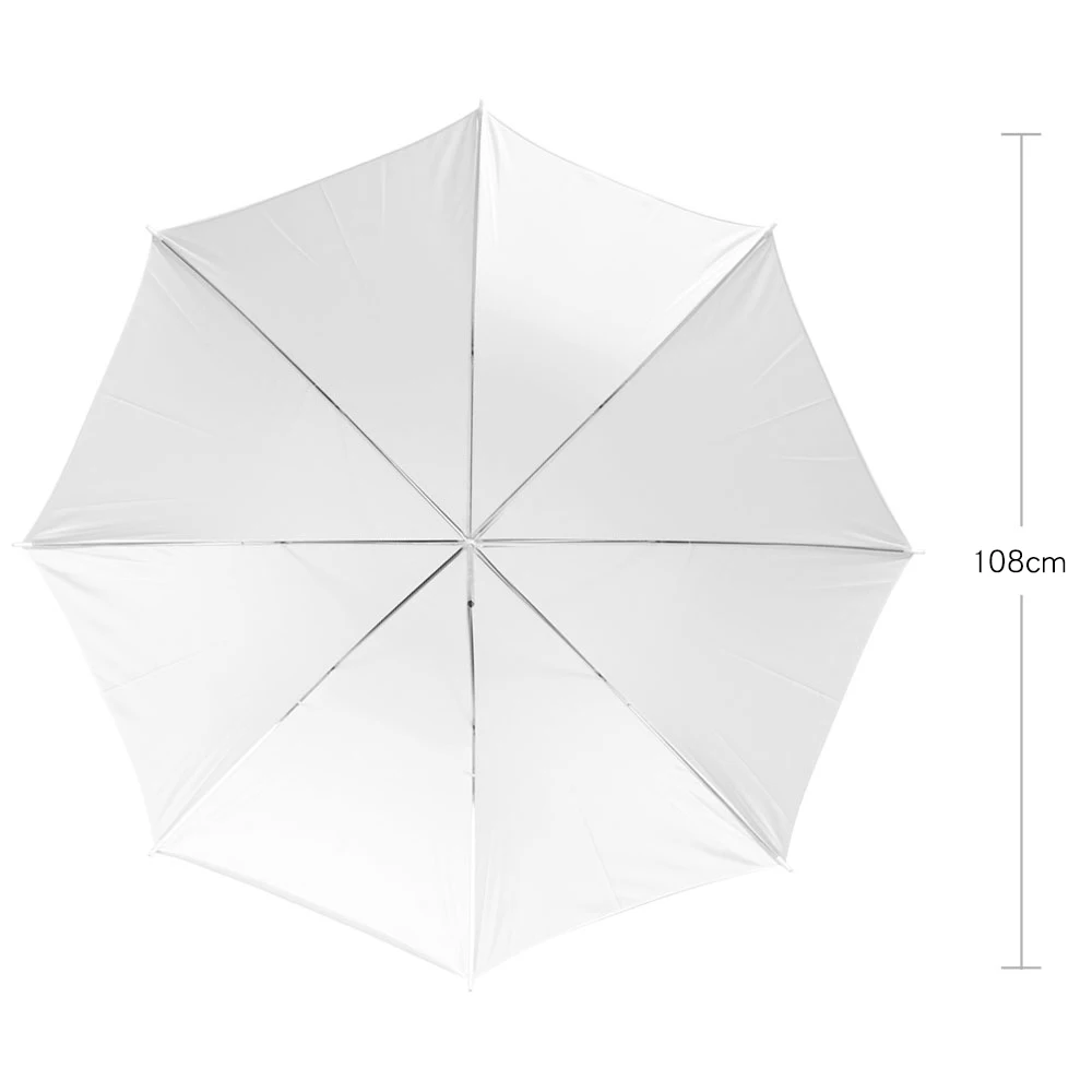 Godox 4" 108 см белый светорассеиватель для студийной фотографии полупрозрачный зонт для студийной вспышки стробоскопического освещения