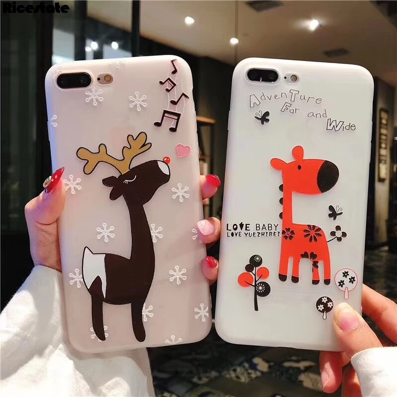 Чехол для iPhone 6s X XS Max XR новый милый чехол с животными мягкий 7 8 Plus 6 силиконовый