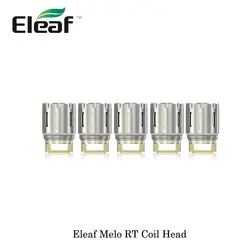 Шт. 5 шт. Аутентичные Eleaf Melo RT 22/Melo RT 25 ERL 0.15ohm/ERLQ 0.15ohm Ультра высокая мощность Core огромный пар 100% натуральный хлопок испаритель