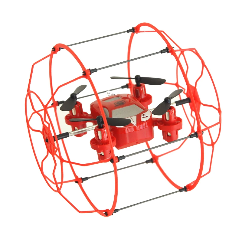 Mi Sky Walker Dron 2 4G 4CH 6 Axis Ball Shaped Protector Flying and Running Remote