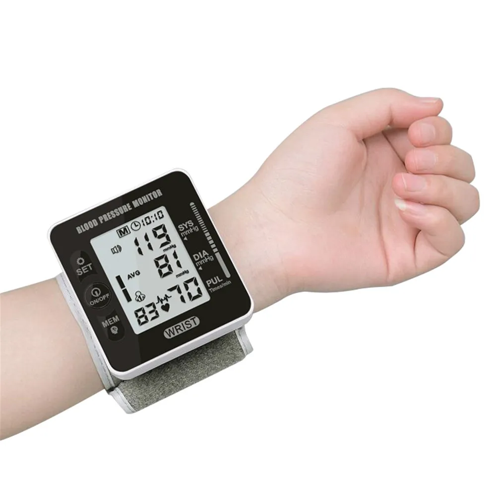

Arm Blood Pressure Monitor Electronic Voice Blood Pressure Apparatus Wrist Blood Pressure Cuff Monitor NO/Voice Version