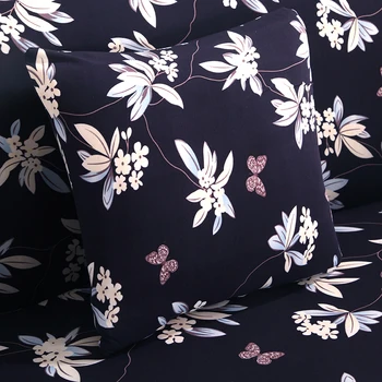 

Hoomall European Style Floral Cushion Cover Elasticity Throw Pillows Square Decorative Pillow Cover for Home Living Room Cover