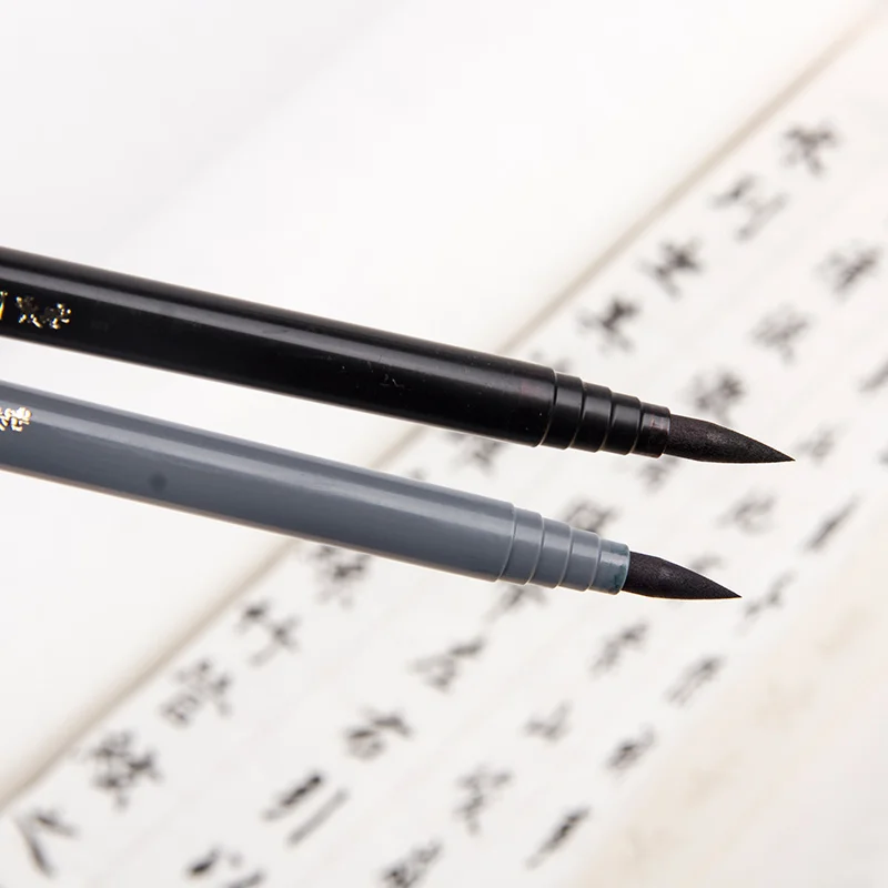 Faber Castell 워터 베이스 아쿠아렐 캘리그래피 브러시 마커, 부드러운 팁 그리기 마커 세트, 그리기 및 쓰기에 수용성