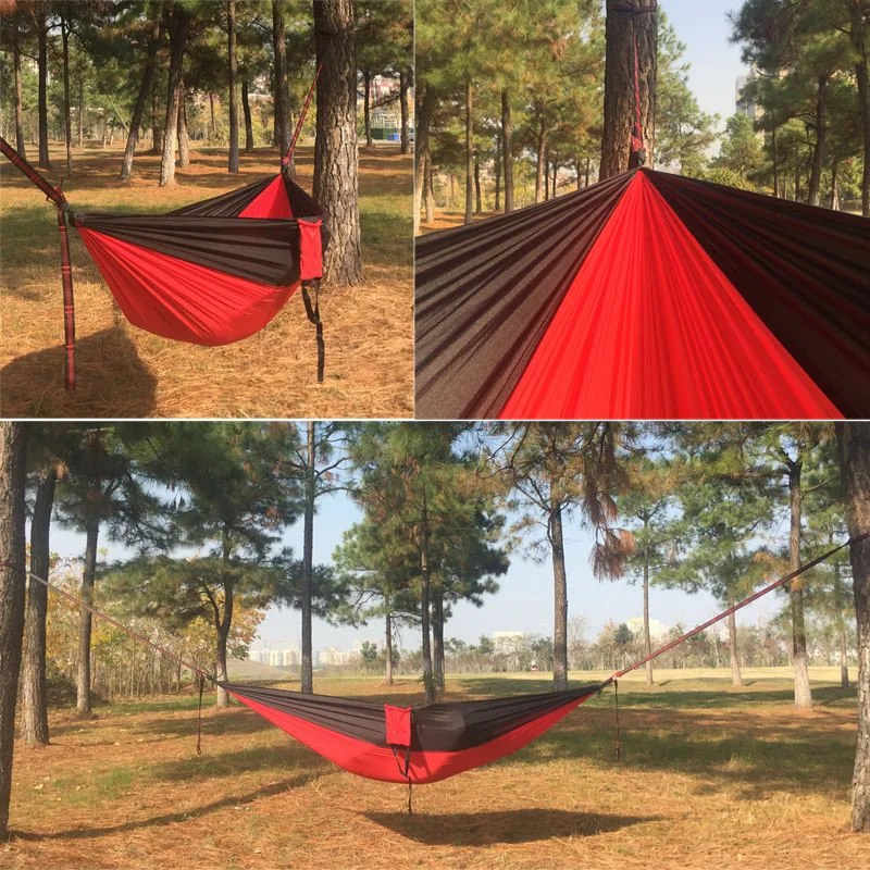 2019 Dropshipping Portable Parachute Hammock Camping Survival Garden  Hunting Leisure Hamac Travel Double Person Hamak