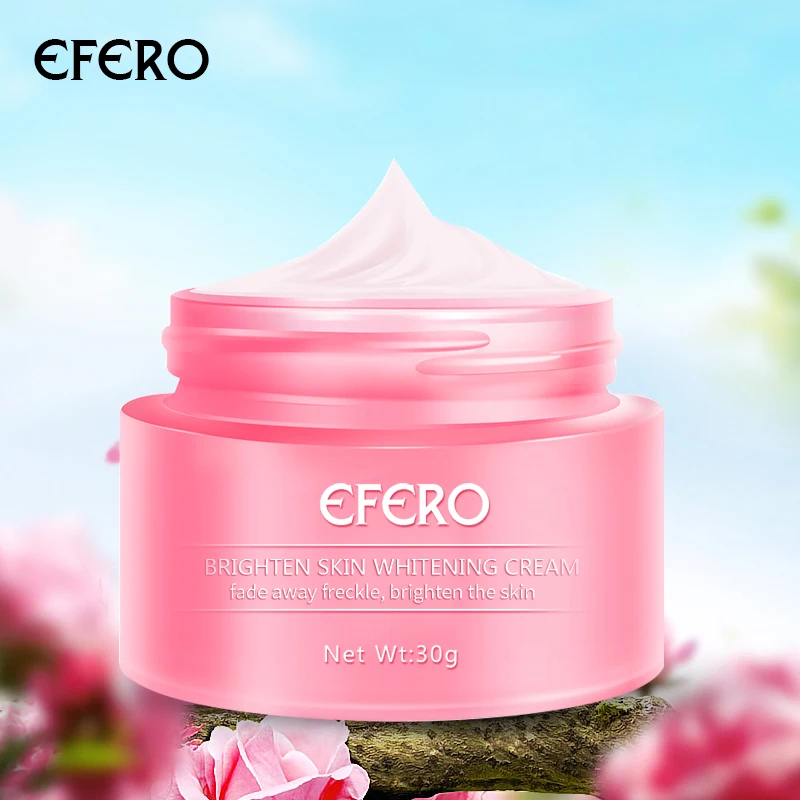 Efero крем для отбеливания веснушек 30 г для удаления меланом акне пятна пигмент меланин отбеливающий увлажняющий уход за кожей Отбеливающий