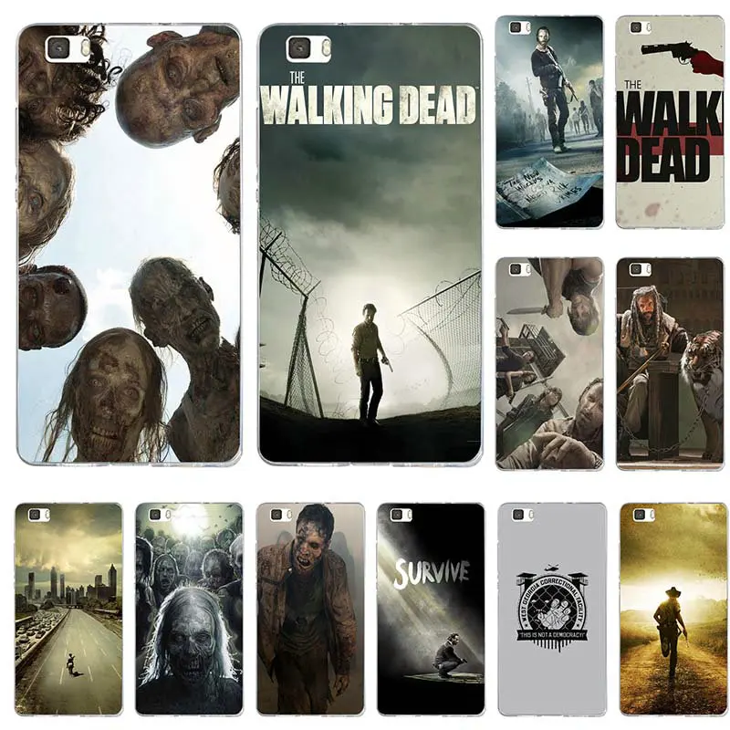 The Walking Dead Soft TPU Silicone Mobile Phone Case for Huawei P8 P9 P10 P20 Lite Mate 10 Pro Y3 Y5 Y6 II Y7 Honor 6X Plus | Мобильные