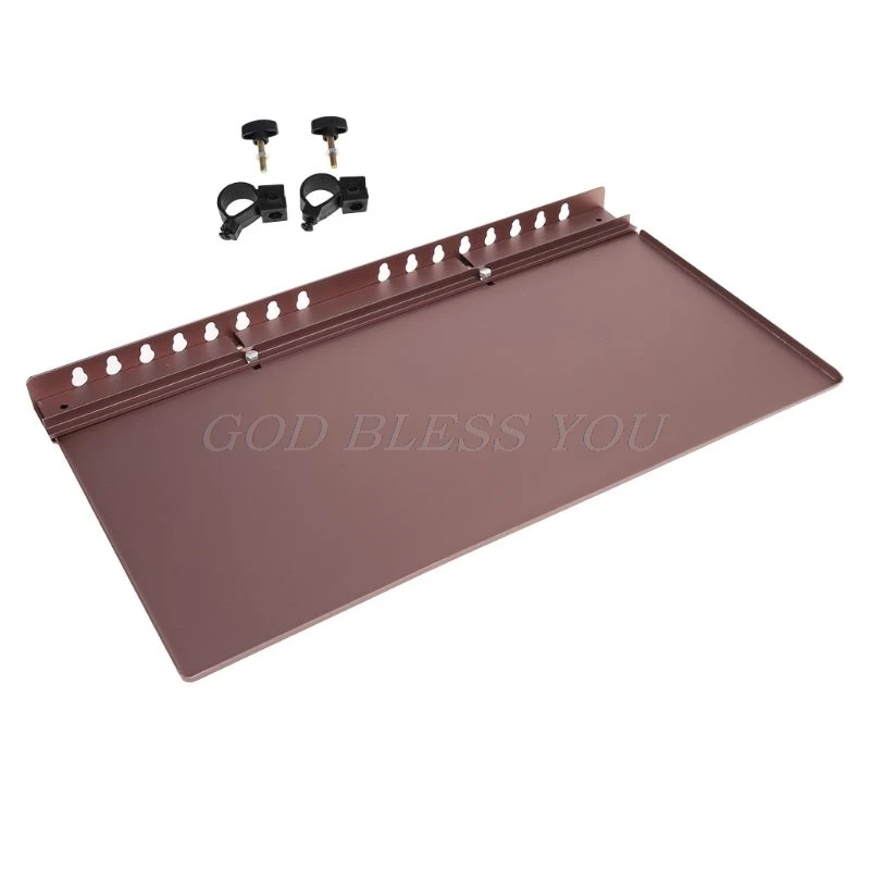 Tanie Artysta sztalugi taca wymiana ze stopu aluminium szkic Rack składane tace do przechowywania