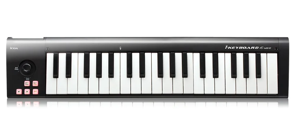 ICON iKeyboard 4mini 37-note чувствительные к скорости клавиши в стиле пианино USB MIDI контроллер клавиатура поддерживает программное обеспечение DAW