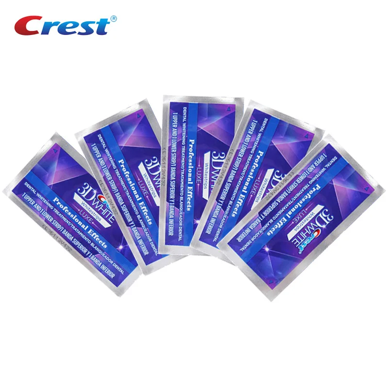 

Crest 3D Teeth Whitening 10 Treatment Original White Strips Luxury Professional Effects for Oral Hygiene