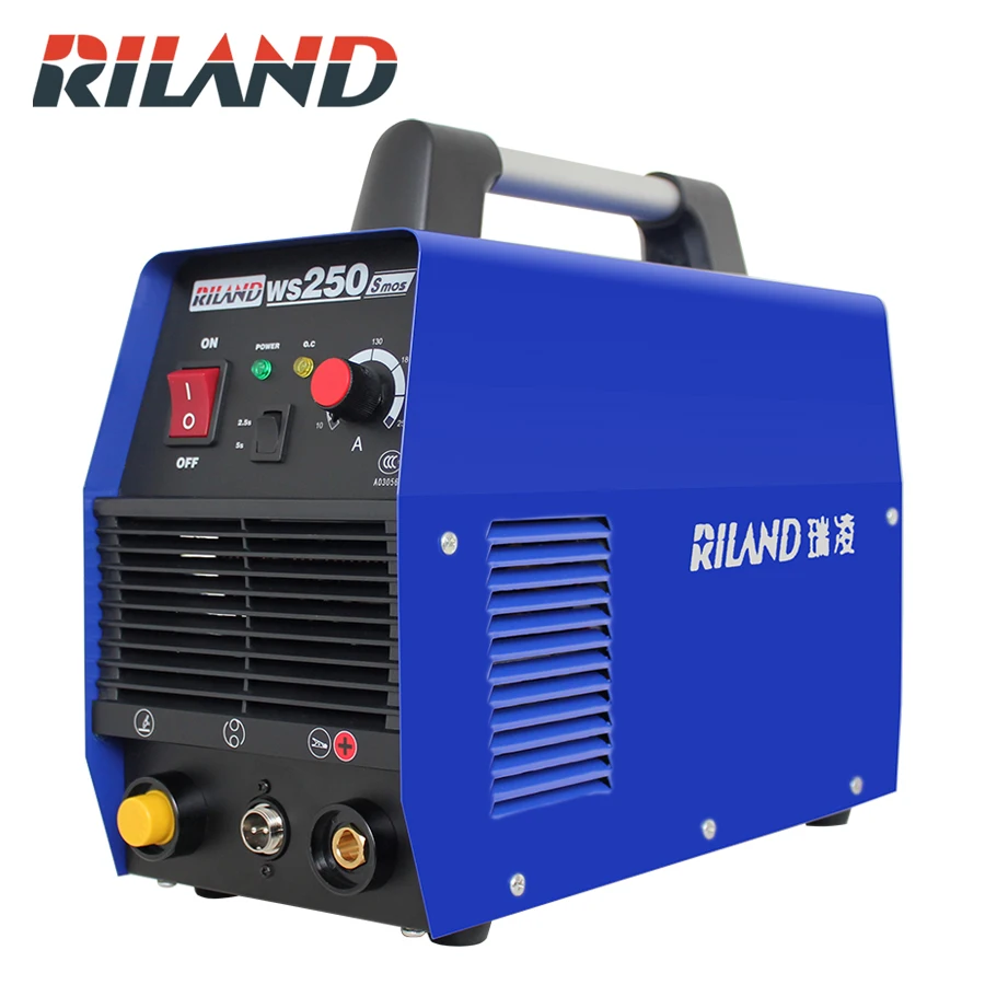 RILAND 220V ARC Maunal сварочный аппарат IGBT инвертор сварочный аппарат сварочное оборудование MMA/ARC сварочный набор инструментов WS250S 10-250A