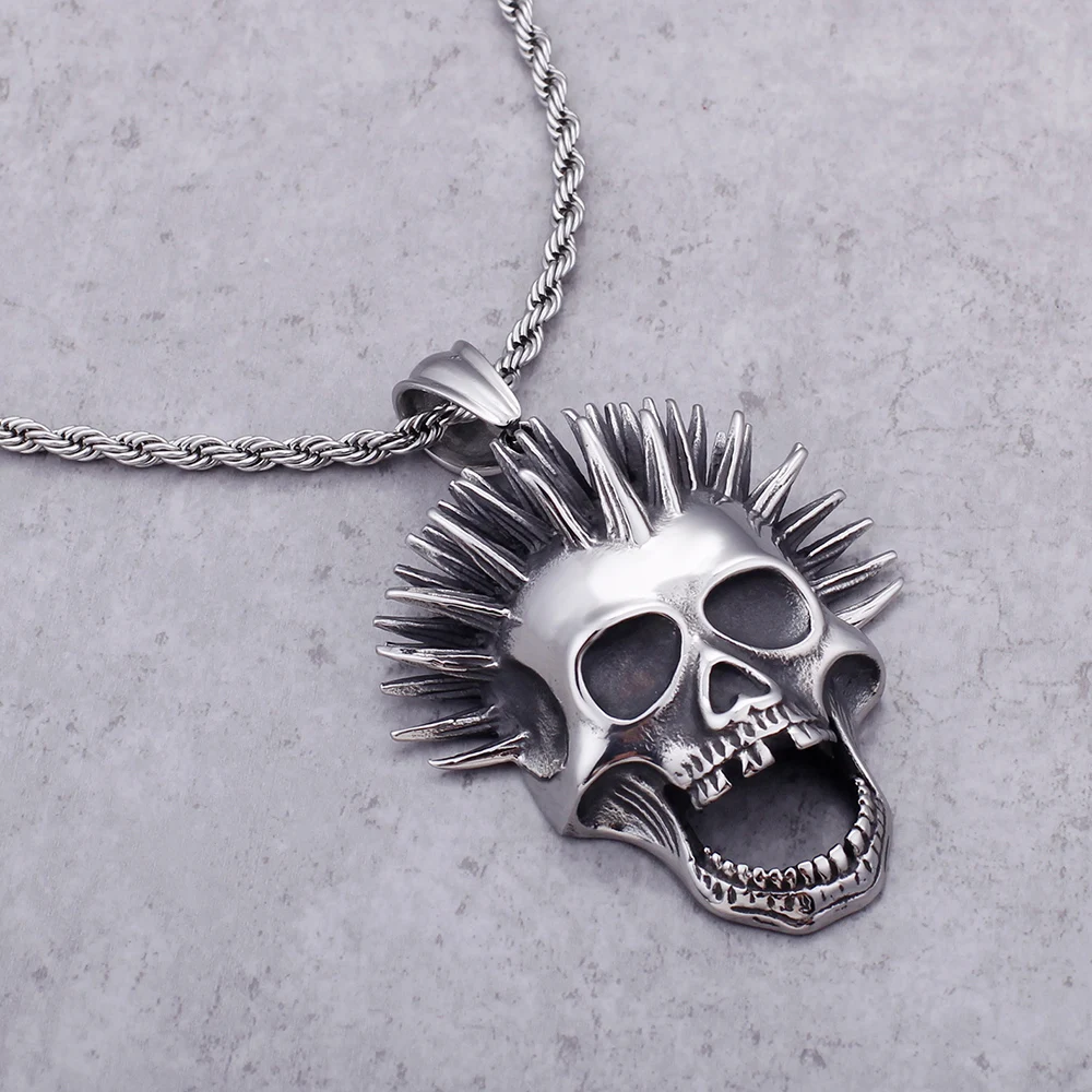 Steel Soldier Cross Skull Pendant Men Punk Vintage Skull Titanium Steel Pendant Jewelry Blue BP8-116 Steel Soldier Cross Skull Pendant Men Punk Vintage Skull Titanium Steel Pendant Jewelry Blue BP8-116