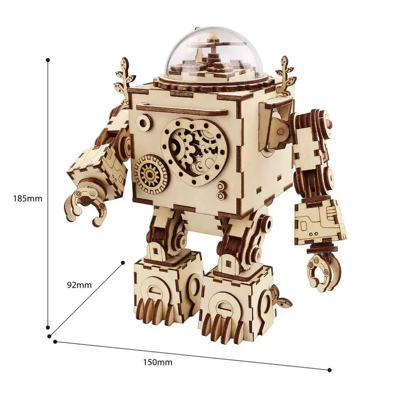ROKR DIY Steampunk Music Box Series (4 Sets)