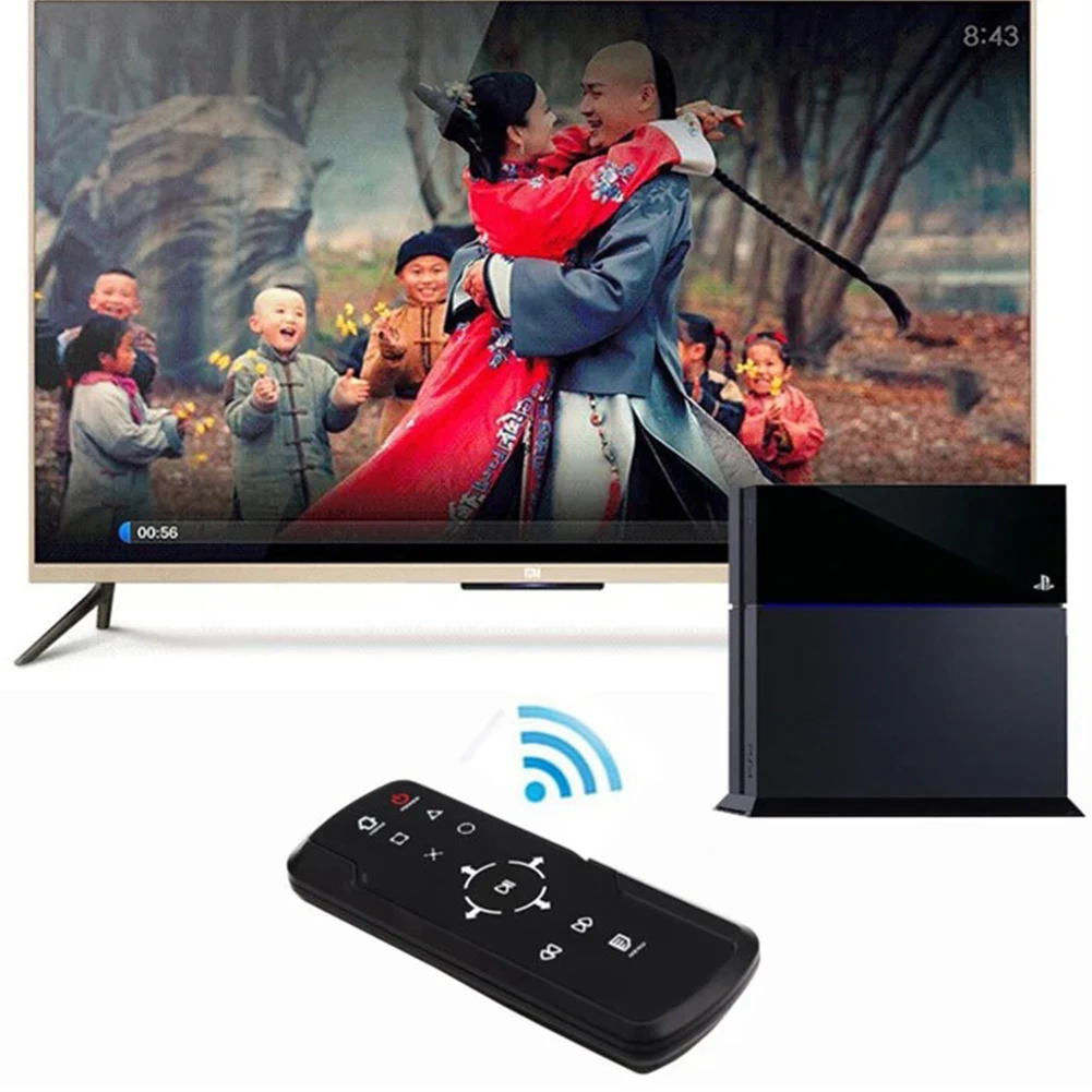 

NEW Black ABS Game Media Remote Control for PS4 DVD Blue Ray Vedio Control for PS4 Game Media Remote Controller