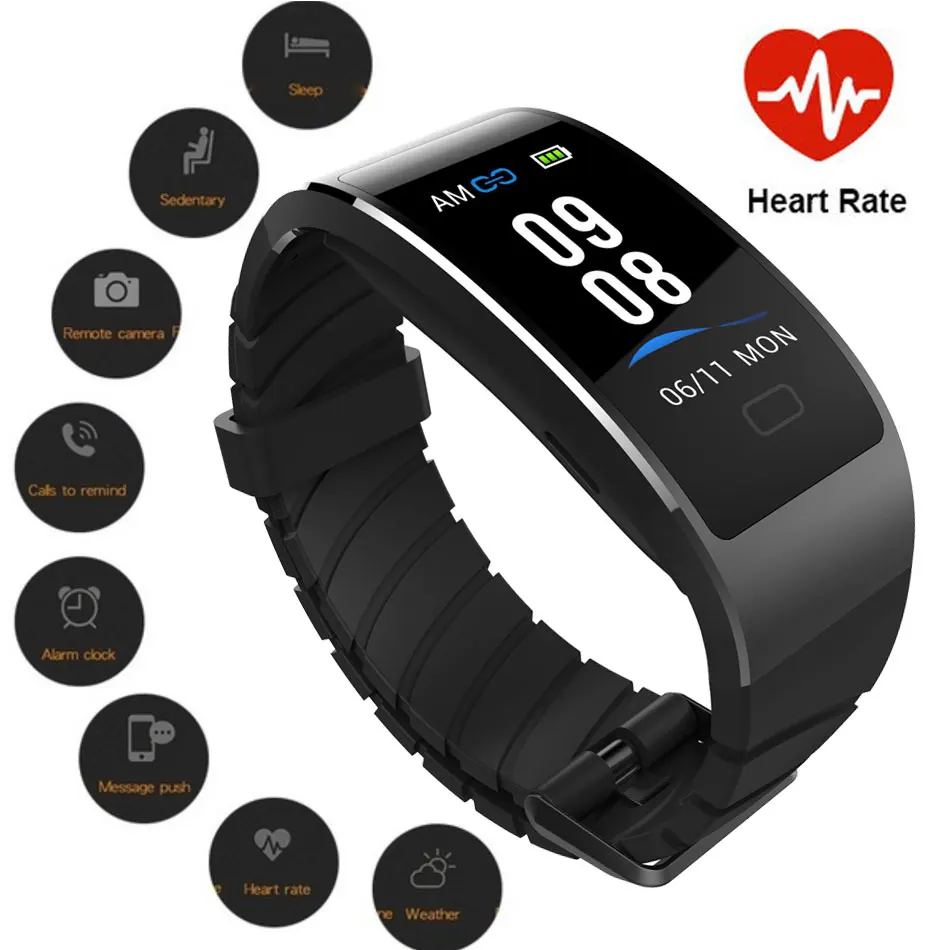 

Fitness Smart Watch Women Men Heart Rate Monitor Health Pedometer GPS Track IP68 Waterproof Running Sport Watch For IOS Android