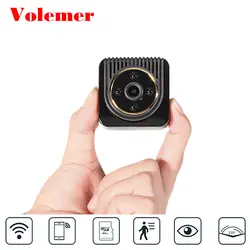 Volemer новые Wi Fi IP мини камера HD 720P Беспроводная мини-камера инфракрасного ночного Версия дистанционное управление движения сенсор Kamera