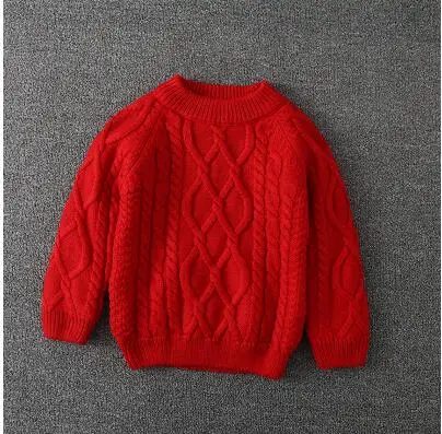 Новинка года; свитер для мальчиков вельветовый утепленный джемпер для девочек Теплый свитер с капюшоном для маленьких девочек теплое пальто для малышей - Цвет: red
