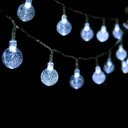 5 м/28 светодио дный Кристалл пузырь шарики светодио дный лампы огни строки Фея Декоративный огни на Рождество/Свадебная вечеринка/