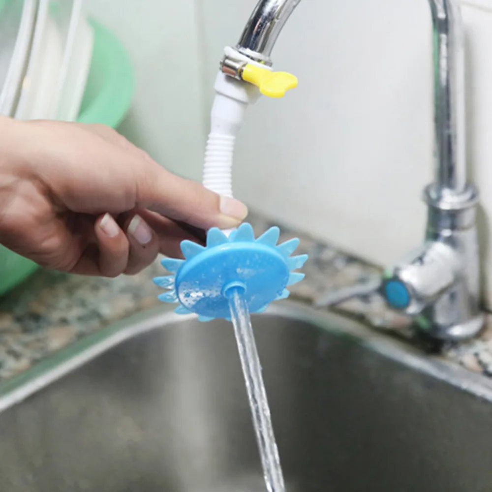 LeKing 1 PC Rotating Water Saving Shower Kitchen Sprayers Adjustable Shower Head Rubinet Faucet Water Spout Kitchen Accessories