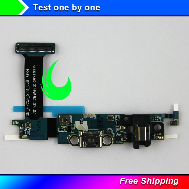 Оригинальный S6 Edge USB-разъем для зарядки док-станция гибкий кабель Замена Samsung Galaxy S