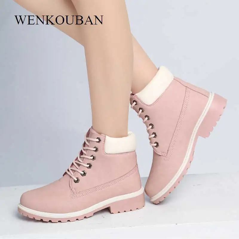 

Camouflage Platform Boots Women Suede Winter Snow Boots Lace Up Warm Plush Ankle Boots Women Waterproof Ladies Shoes Botas Mujer