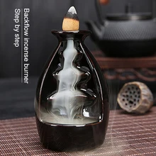 Горелка-курильница с водопадом, курильница, классическое красивое античное Благовония из сандалового дерева