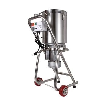 

Commercial Food Processor; 32LStainless Steel Meat Vegetables Fritter Cutter Slicer Food Processors 1400r/min QS832 110V/ 220V