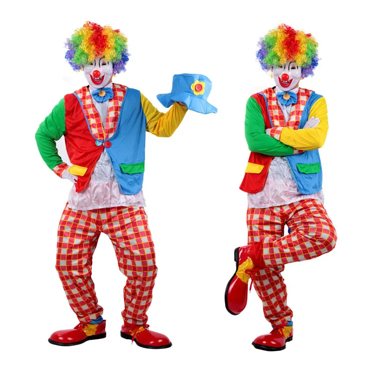 niet Armoedig druiven Volwassen Clown Kleren te Kleden een Clown Cosplay Clown Kostuum  Pak|costume male|costume partscostumes uk - AliExpress