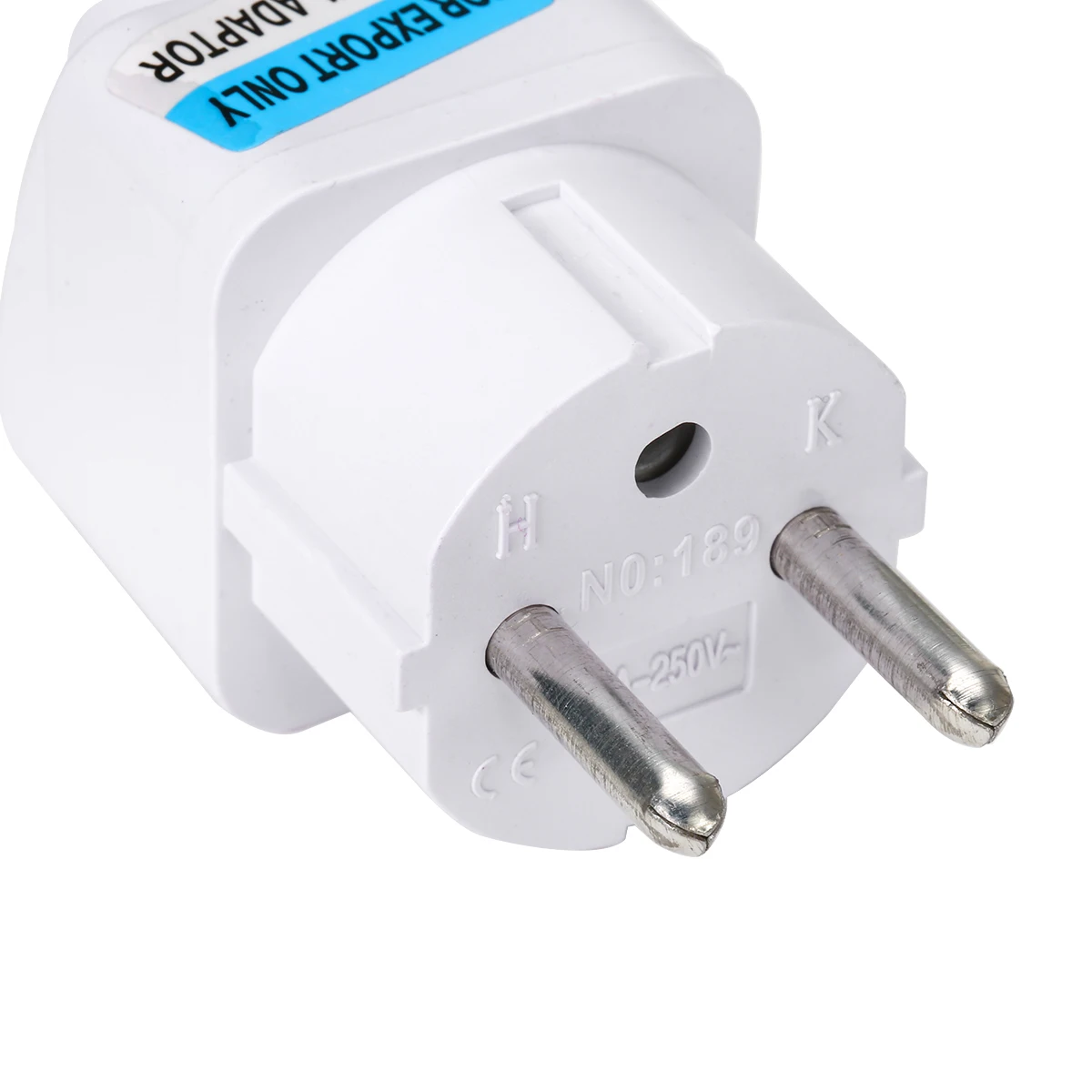 New Protable Travel Converter White High Quality UK US AU To EU European Charger Power Socket Plug Adapter Converters