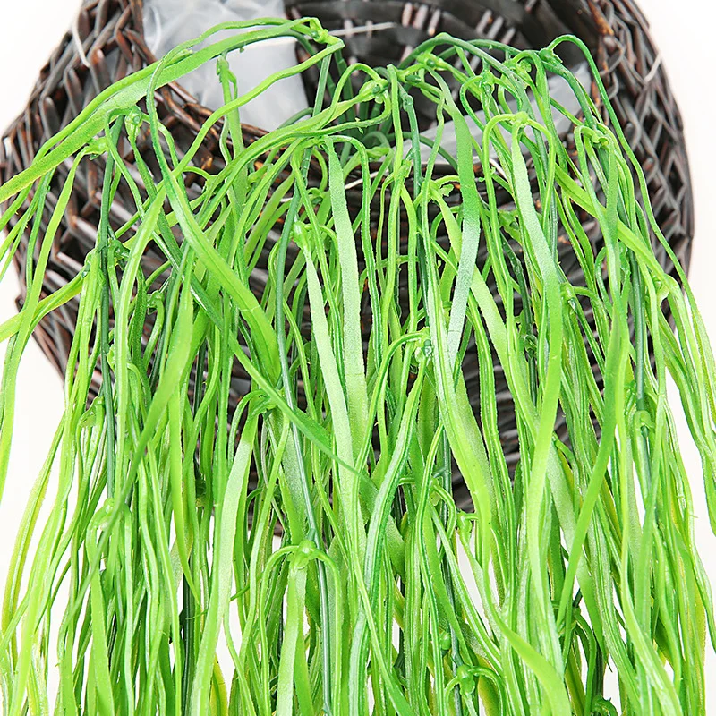

85 Cm Artificial Plant Rattan Green Leaf Garland Vine Fake Foliage Flowers Graduation 2019 Home Decor Hanging Plastic Flower