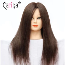 45cm 100% Real Human Hair Mannequin Head Hairdresser Manequin Female Hairdressing Doll Heads Training Head With Hair Doll Makeup 45cm 100% Real Human Hair Mannequin Head Hairdresser Manequin Female Hairdressing Doll Heads Training Head With Hair Doll Makeup