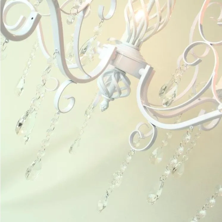 Vintage-Wrought-Iron-Crystal-Chandelier-White-Ceiling-lamp-E14-Candle-Lights-Lighting-Fixture (3)