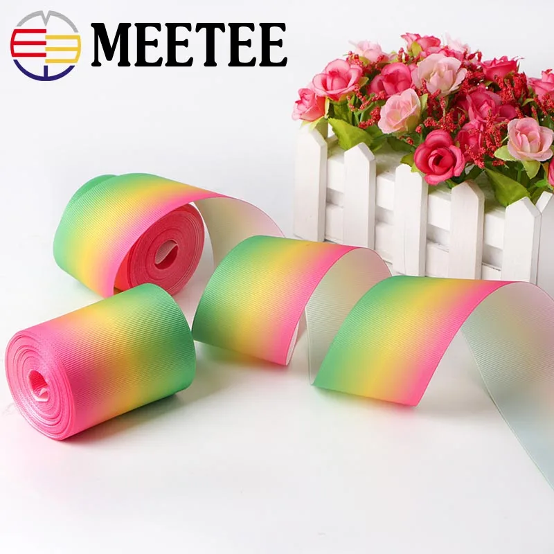 5Yards Single-face Printed Grosgrain Ribbon 25mm 38mm Decorative Ribbons Christmas Wedding Gift Wrapping Hair Bow Accessories | Дом и сад