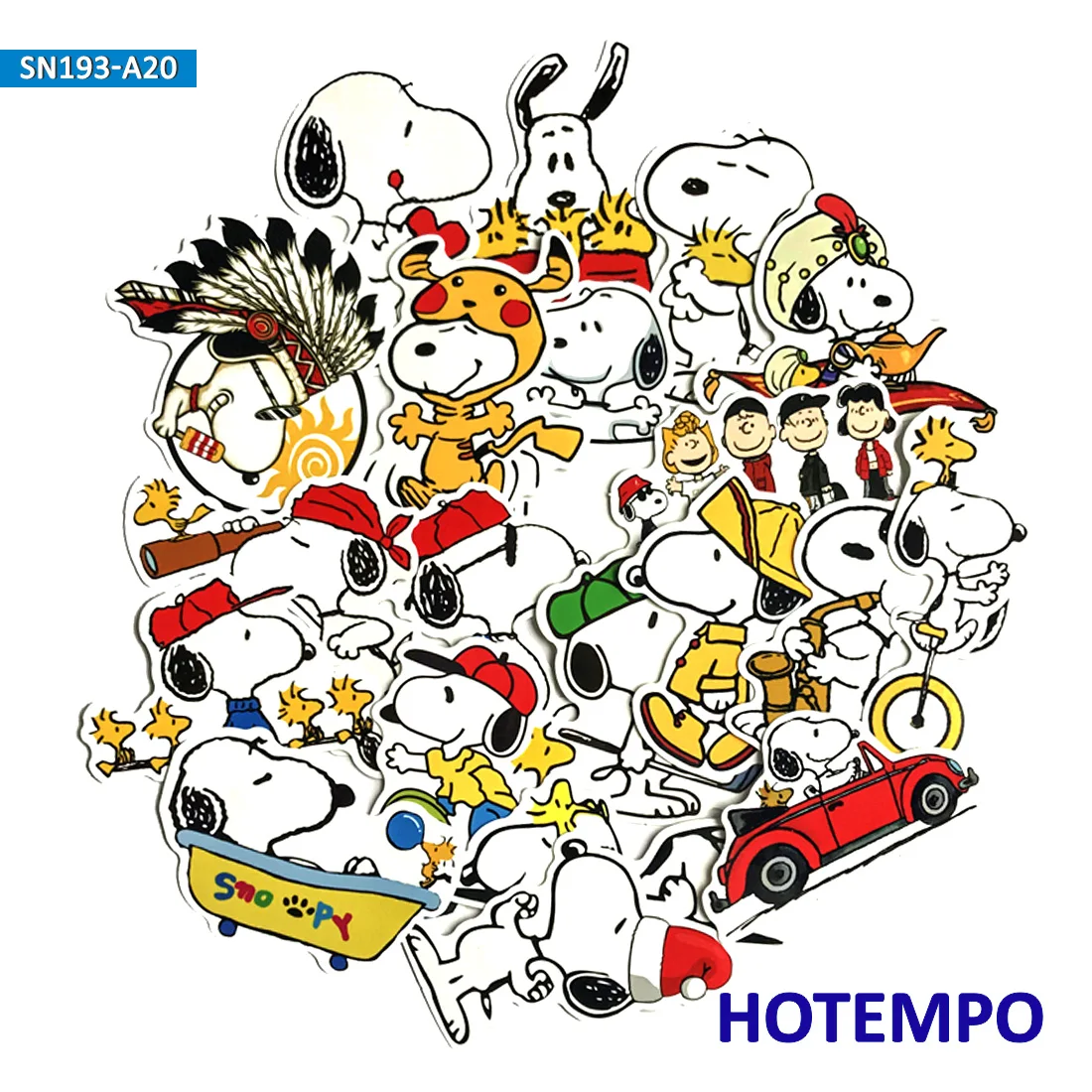 

20pcs Cute Cartoon Pet Dog Stickers for DIY Mobile Phone Laptop Luggage Guitar Case Snowboard Car PVC Waterproof Decal Stickers