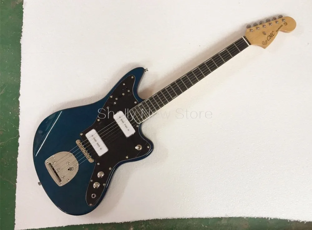 

Shelly new store factory custom white H pickup neck binding ebony fingerboard Jazz ST electric guitar musical instruments shop