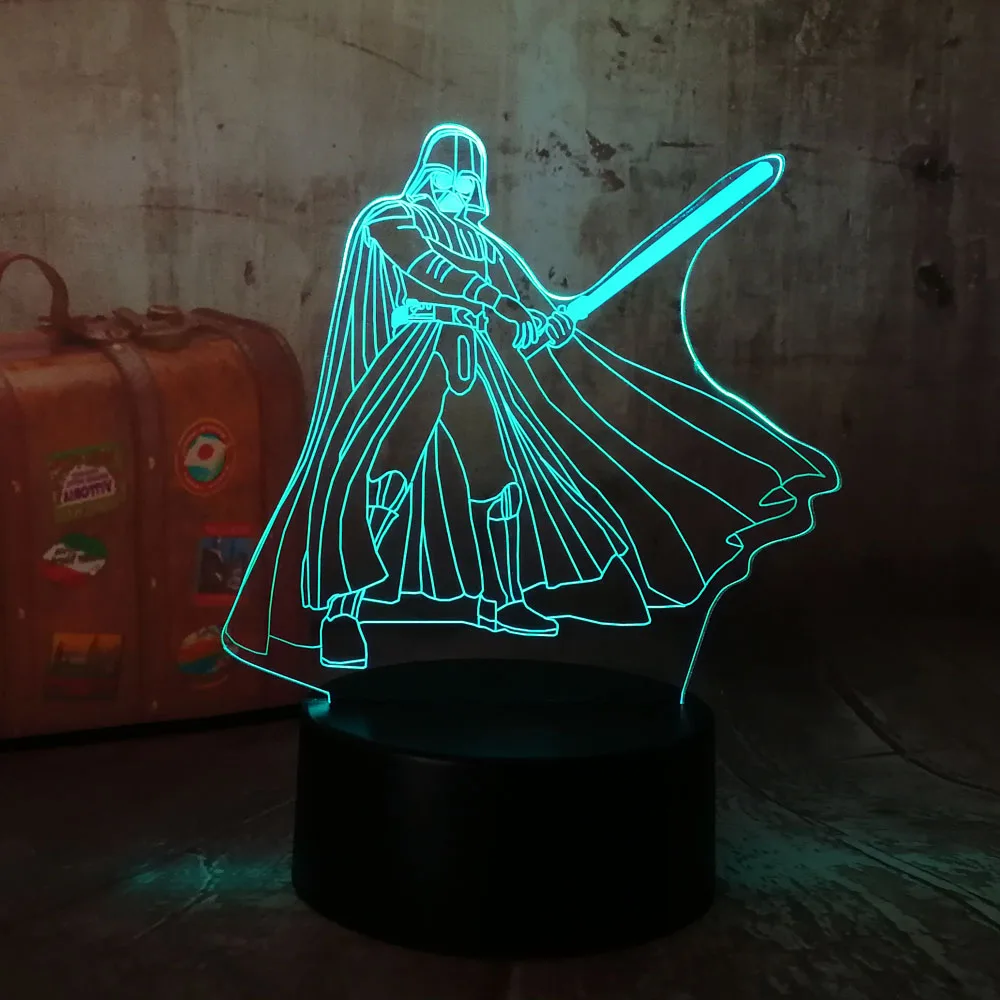 3D RGB LED Night Light Cool Star Wars Darth Vader 7 Color Chang Sleep Table Lamp Novelty Home Decor Christmas Kid Boys Gift Lava 3D RGB LED Night Light Cool Star Wars Darth Vader 7 Color Chang Sleep Table Lamp Novelty Home Decor Christmas Kid Boys Gift Lava