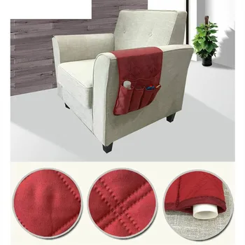 

Sofa Armrest Rest Organizer Storage Bag Couch Armchair Hanging Storage Bag for TV Remote Control Cellphone Magazine Books