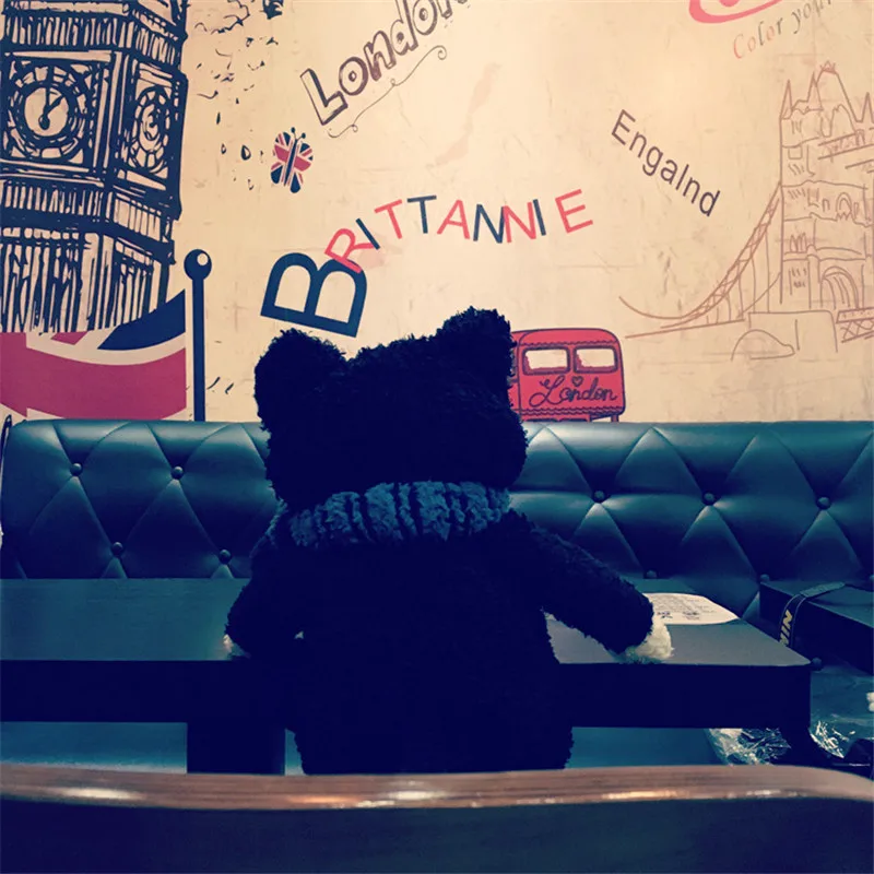 42cm Cute Black Cat Tiimo Plush Toys Kawaii Japan Anime Cats Neko Tiimo Dolls Brinquedos Kids Friends Lovers Gift  (12)