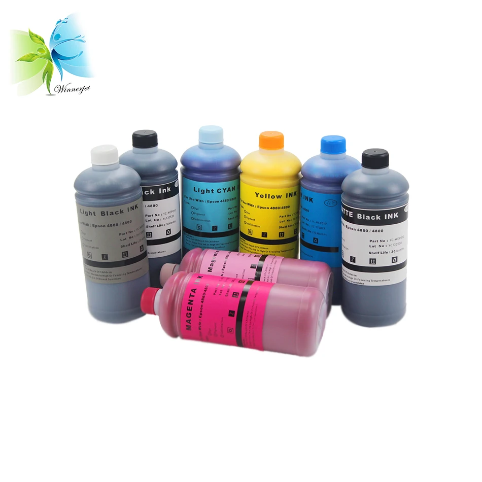 Winnerjet Bulk Ink for Epson Stylus Pro 4800 Ultra Chrome Pigment Inks