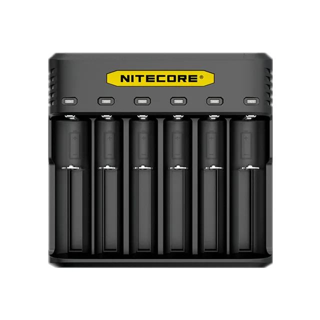 

New arrival NITECORE Q6 Q Series 6 Slots Quick Charger with Compact Size Perfectly compatible with 20700 and 21700 batteries