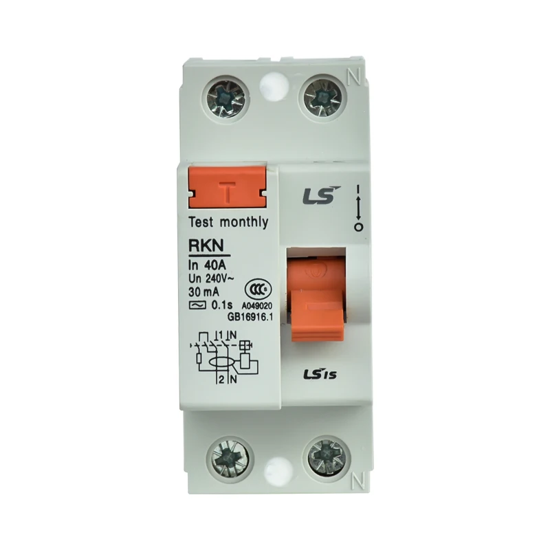 

Brand new original authentic LS (LG) leakage circuit breaker RKN 1P+N 2P 63A 40A 25A spot RKN-1P+N